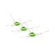 thumbnail image 4 of Juego de suplementos de limpieza adecuado para accesorios de barredora de la serie I7, I7+, E5 y E6, cepillo principal, cepillo lateral, verde, verde, 4 of 5