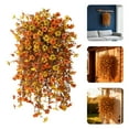 thumbnail image 2 of Crizantemos artificiales de otoño para colgar en macetas de seda para exteriores, reales para el porche, patio, balcón y jardín en otoño, 2 of 7