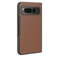 thumbnail image 5 of for Google Pixel Fold Case with Carbon Fibre Texture, Shockproof Drop Proof Lightweight Protective Slim Case Support Wireless Charging for Google Pixel Fold,Brown, 5 of 5