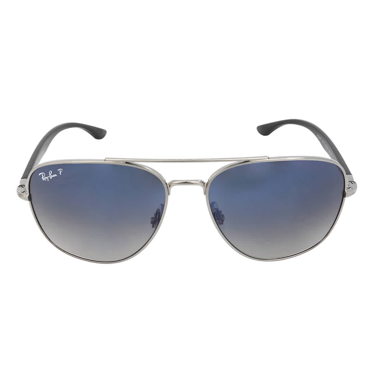 Ray Ban Polarized Blue Gradient Square Unisex Sunglasses 0RB3683 004/78 ...