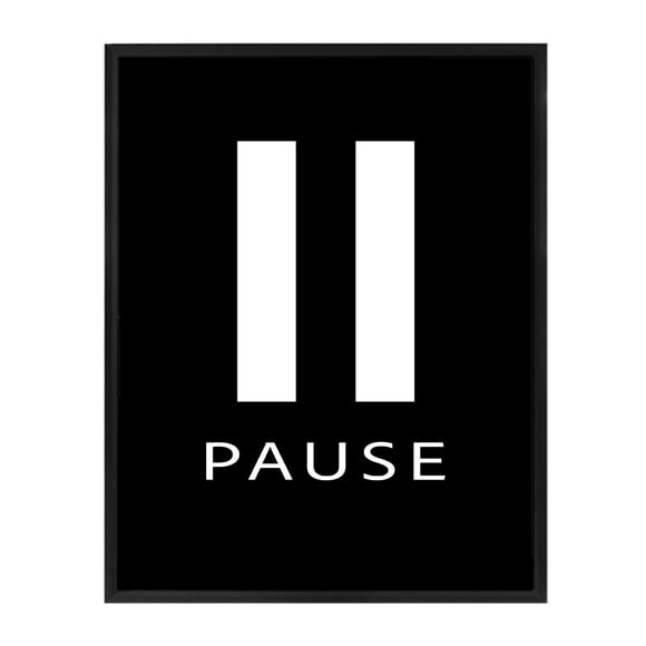 Cuadro 11X14 Mate Pause