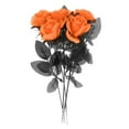 thumbnail image 4 of Polyester Roses Halloween Table Centerpieces Party Decor orange, 4 of 9