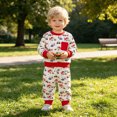 thumbnail image 2 of ZIXKCGDSE Baby Boy Fall Winter Clothes Long Sleeve Sweatshirt and Joggers Pants Outfit Set Size 2-3 Years, 2 of 3