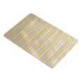 thumbnail image 2 of Bathroom Mat Absorbent Quick Dry Striped Rug, Stain Resistant and Non Slip, Soft Polyester for Entryway, Kitchen or Bath Decor, 2 of 6