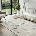 thumbnail image 4 of Cream Abstract Area Rugs for Living Room Washable Rugs Boho Moroccan Area Rug Soft Neutral Geometric Bohemian Carpet Distressed Indoor Rug for Bedroom Dining Room Office Foldable Nonslip Rug, 4 of 9