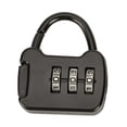 thumbnail image 3 of figatia 3 Digit Combination Lock ,Combination Locker Lock,Gym Locker Lock Outdoor Padlock for Gate Case Wardrobe Office black, 3 of 8
