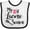 White and Black, variant on Inktastic My 1st Lacrosse Season Girls Baby Bib