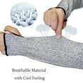 thumbnail image 3 of Ueasy Protective Arm Sleeve, Level 5 Protection Cut Resistant Sleeve with Thumb Hole, 1Sleeve, 3 of 8