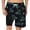 A Black, variant on Boys Swim Trunks Boys Shark Print Swim Trunks with Pockets and Mesh Liner Drawstring Elastic Waist Cool Quick Dry Beach Shorts Kids Black 5 Years-6 Years