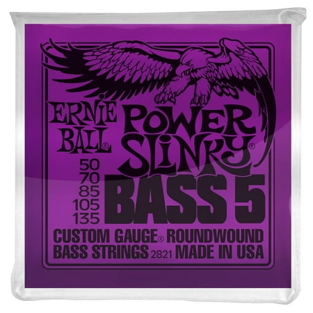Ernie Ball 2821 Power Slinky 5-String Bass Strings