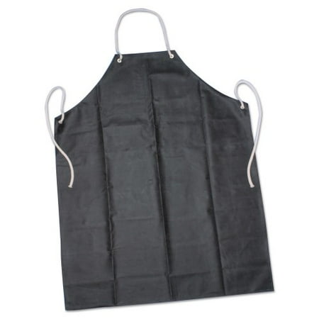

AbilityOne 8415006345023 SKILCRAFT Laboratory Apron Rubber/Aluminum/Nylon 35 x 45 One Size Fits Most Black