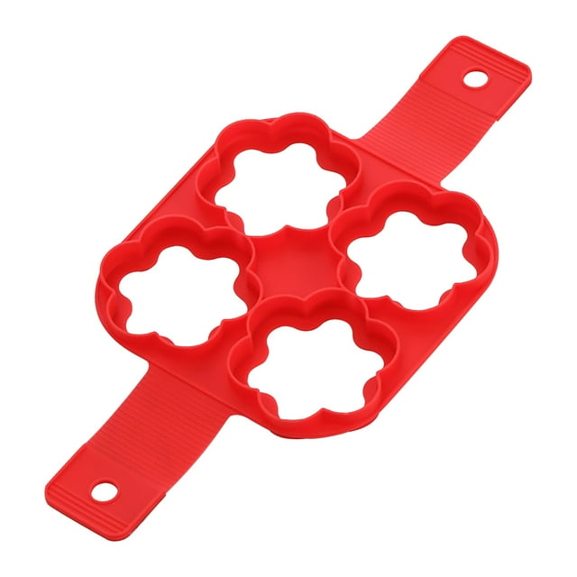 Dsscvnef Ring Nonstick Silicone Round Rings Pancake Molds Reusable Silicone Non Stick Pancake Maker Ring Maker