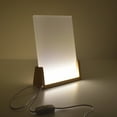 thumbnail image 4 of Visland Sublimation Acrylic Photo Frame with LED Light Heat Press DIY Wooden Stand LED Lighted Picture Frame Home Decor, 4 of 8
