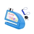 thumbnail image 4 of Candado de disco con alarma de 6 mm con pasador de bloqueo y 110 dB de seguridad para bicicleta Azul, 4 of 8