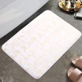 thumbnail image 7 of sruoe Bathroom Rugs, Bath Mat for Bathroom Floor 1pcs, Bath Mats for Bathroom Floor Non Slip Non Skid, Rectangular Polyester Floor Mat for Bath Door Household, White, 7 of 7