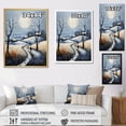 thumbnail image 4 of Designart "Countryside Snowy Simplicity Winter I" Landscape & Nature Floater Framed Wall Art Print, 4 of 7