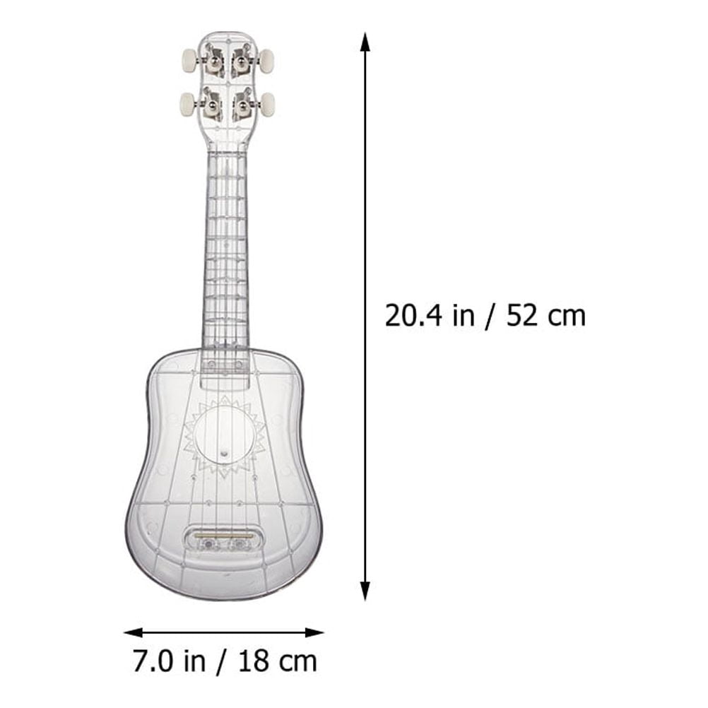 Ukulele Toys Adult Student Transparent for Beginner Wooden Guitar Air-nova Composite Material