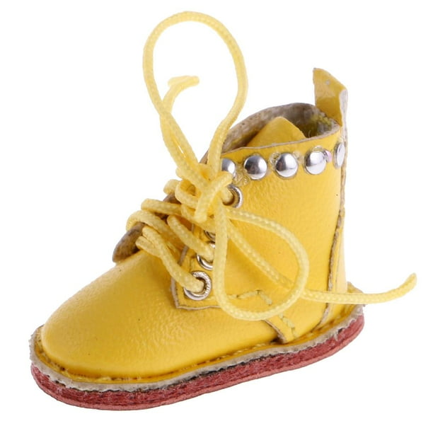 Zapatos de muñeca Par de material cuero de Cargadores para 12inch Muñeca ACCS Fanmusic Zapatos de muñeca