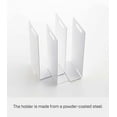 thumbnail image 6 of Yamazaki Home Towel Storage Organizer, White, Steel, Handles, No Assembly, 6 of 7