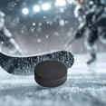 thumbnail image 6 of TTETTZ Durable Black Ice Hockey Puck PU Material Practice Accessory for Competitive and, 6 of 9