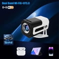 thumbnail image 3 of JY320 Mini Projector 720P Android 13 4K Support, 180 ANSI, WiFi 6, BT 5.0, Cinema 180 Rotable Video Projection EU PLUG, 3 of 5