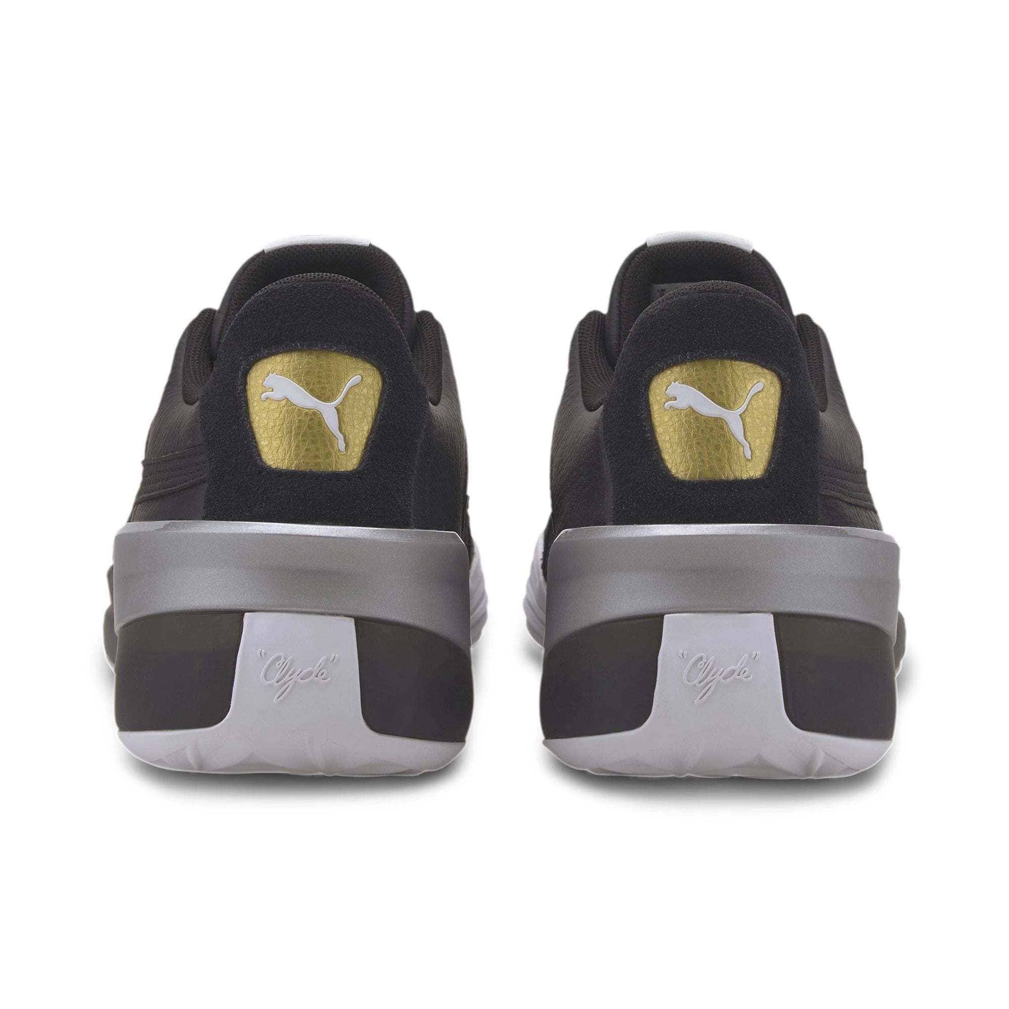 puma clyde hardwood metallic