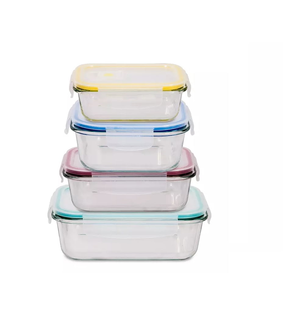 Memory Seal Silicone 10 Pc Storage Set by Homestyle Kitchen Clear  