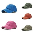thumbnail image 3 of Ludlz Fashion Solid Color Hip Hop Hat Unisex Adjustable Baseball Cap Sports Snapback, 3 of 6