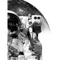thumbnail image 3 of Wong, Brandon 19x24 Black Modern Framed Museum Art Print Titled - Modern Astronaut No. 1, 3 of 5