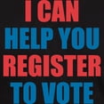 thumbnail image 3 of CafePress - I CAN HELP YOU REGISTER TO VOTE VOLUNTEER VOTER T - Men's Classic Graphic Cotton T-Shirt, 3 of 4