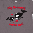 thumbnail image 4 of Inktastic My Grammy Loves Me Orca Family Boys or Girls Toddler T-Shirt, 4 of 5