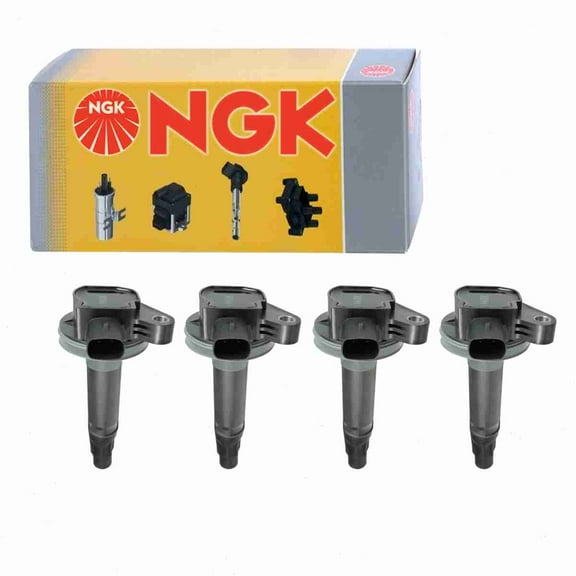 4 pc NGK 48856 Ignition Coils for 1415211 178-8498 2505-304360 36-8142 673-6013 7T4Z-12029-DA 7T4Z-12029-E CY01-18-100 CY01-18-100A CY01-18-100B DG519 DG520 E1053 E1095 GN10237 GN10638 IC633 IC633SB
