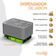 thumbnail image 2 of Dispensador de Jabón Bazzeff y Fibra Esponja para Trastes Jabonera para Cocina, 2 of 7