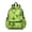 Geometric Triangle Green-1, variant on Geometric Circle Pink Pattern Backpack for School, Cute School Bag with Adjustable Shoulder Straps and Padded Back, 13.4"x11"x4.7"