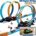 thumbnail image 3 of MAVOLIO Toy Car Track Gift Set for Kids, 35+ Pieces Race Tracks with 4 Action Loops and 4 High-Speed Slot Race Cars to Create Multiple Configurations, 3 of 5