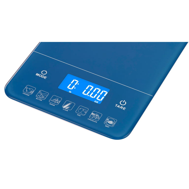 Ozeri Touch III 22 lbs (10 kg) Baker's Kitchen Scale with Calorie Counter,  in Tempered Glass 