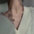 thumbnail image 2 of DESIGNICE 2026 New 925 Sterling Silver Butterfly Necklace for Women Double Layer Clavicle Chain Shiny Necklace Dainty Gifts Party Jewelry Gift Butterfly Gifts for Women, 2 of 9