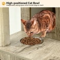 thumbnail image 3 of Cat Tree with Litter Box Enclosure, Wooden Cat Tower Furniture for Large Cats, 20 lbs Heavy Duty, 2-in-1 Modern Condo House with Scratching Posts, Bed, Caves and Washable Cushions Gray, 3 of 7