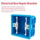 thumbnail image 3 of Soporte De Mantenimiento Del Zócalo Del Interruptor Caja De Zócalo Ajustable Puntal De Reparación Soporte De Caja Inferior Del Zócalo Del Interruptor Resistente Con Alta Dureza Para La Oficina，10 Uds Speravity TO005543-02, 3 of 7