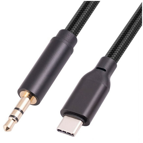 USB C to 3.5mm Audio Aux Cable Speaker and Headphone 3.5 mm Aux Audio Cable USB Type C to 3.5mm Headphone Stereo Cord 2M