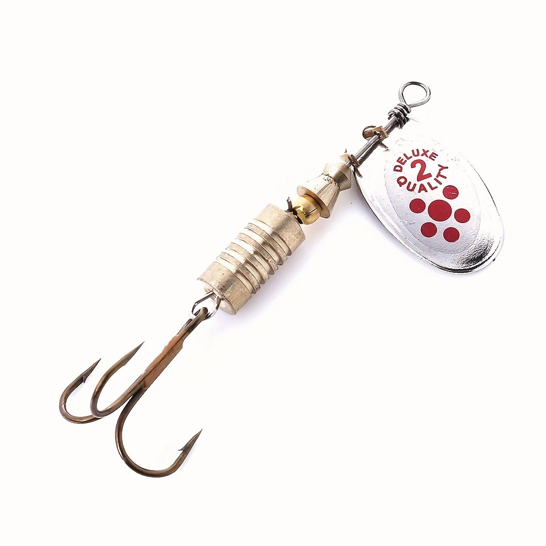 10PCS Spinner Spoon Metal Bait Fishing Lures With Box Sequins Crankbait Spoon Baits Bass Trout Perch Pike Rotating