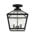 thumbnail image 6 of Woodstock 3-Light Outdoor Ceiling Light in Black, 6 of 6