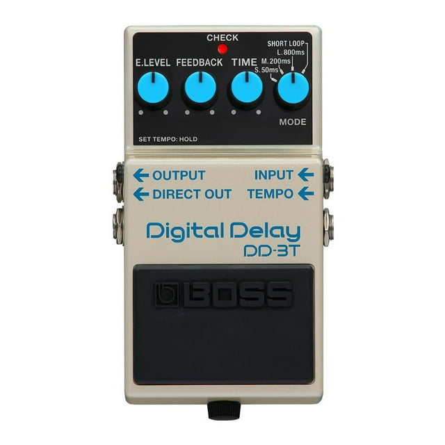 Pedal de retardo digital BOSS DD-3T con Tap Tempo BOSS PEDAL BOSS PARA GUITARRA ELECTRICA DIGITAL DELAY DD-3T