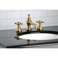 thumbnail image 2 of Kingston Brass KC7067BX English Country 8 in. Widespread Bathroom Faucet, Brushed Brass, 2 of 5