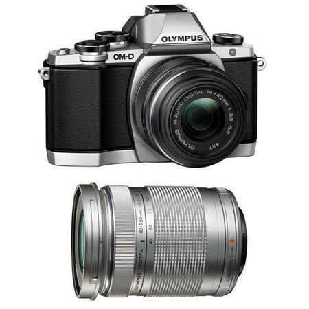 Olympus OM-D E-M10 Mark II  Camera with 14-42mm EZ & ED 40-150mm Lenses