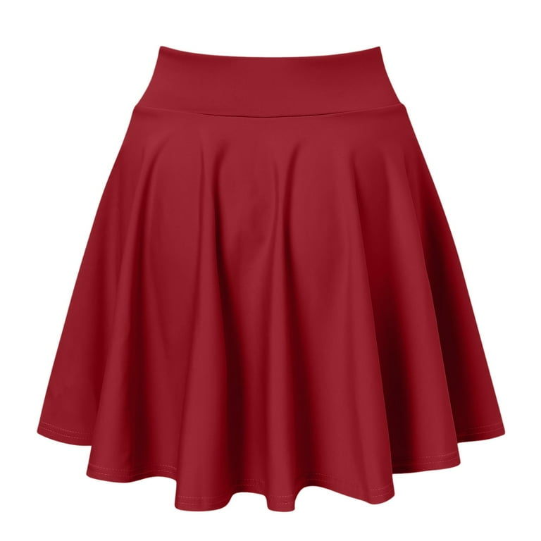 Cathalem Mini Summer Skirts Women's Office Work Skirt Stretch High