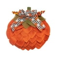 thumbnail image 3 of BKER Fall Pumpkin Wreath For Front Door 24" Autumn With Maple Leaves & Berries, 3 of 4