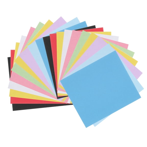 Uxcell 50 Sheets 6x6 Inch Origami Paper, 10 Colors 70gsm Square Origami Paper