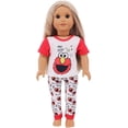 thumbnail image 4 of AmaMary 10 Pcs American Doll Clothes, Fits 18 inch Dolls, Summer Short Sleeve and Pants Outfit for 45cm Dolls, 4 of 6