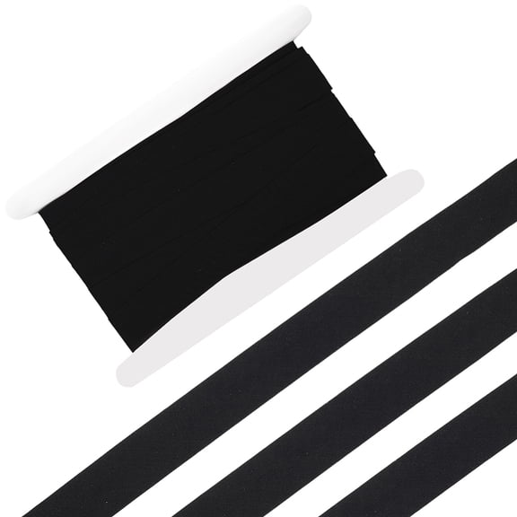 11 Yards 1" Wide Black Bias Tape Single Fold Bias Binding Cotton Tape DIY